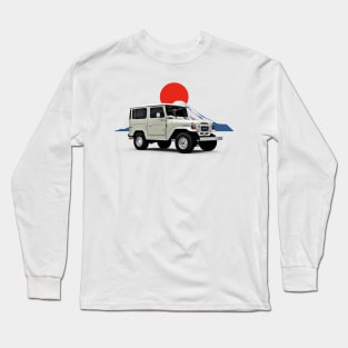 FJ40 Landcruiser Fuji JDM Japan Print Long Sleeve T-Shirt